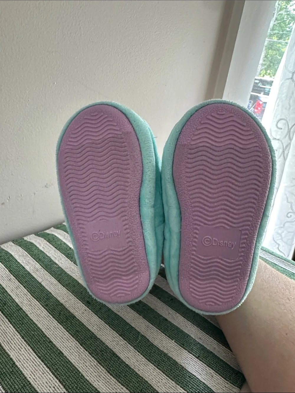 Disney Aqua & Lavender Ariel Plush Slipper Boots for Kids